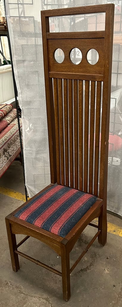 Robie Style Spindle High Back Chair